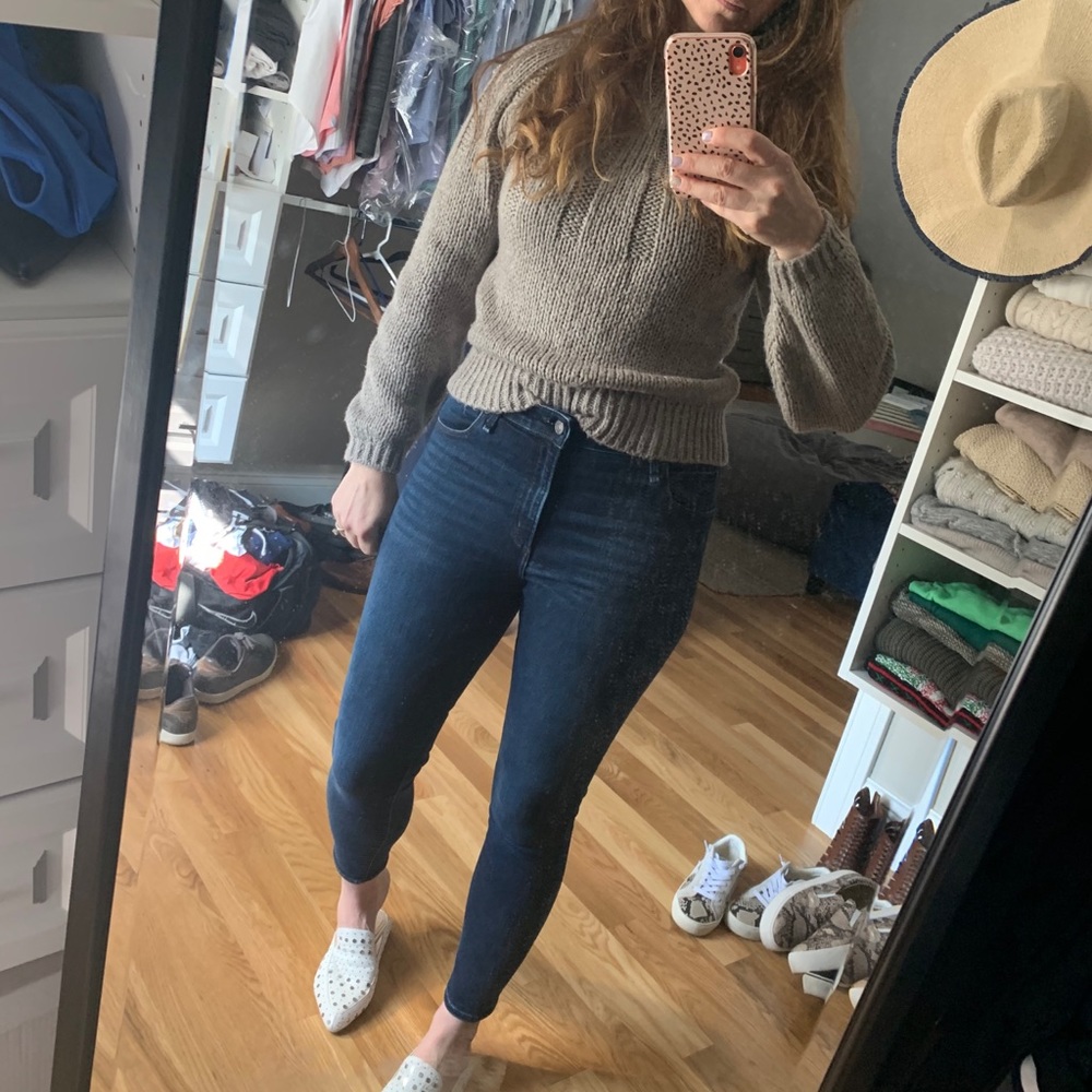A&F chunky knitted sweater